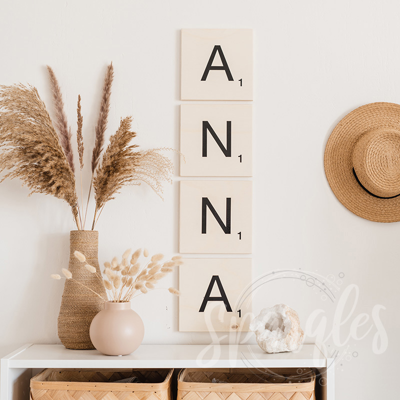 Grote scrabble letters | Letters & Namen | Sparqles