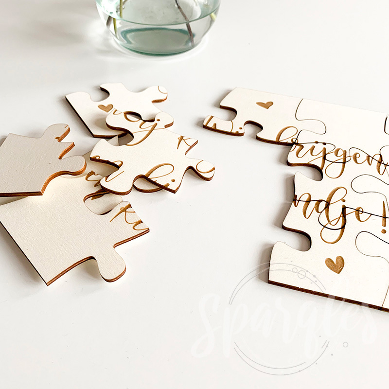 Puzzel Met Eigen Tekst | Baby | Sparqles